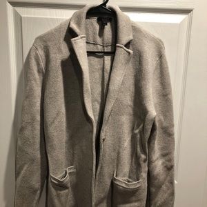 J. Crew Cotton Blazer Cardigan